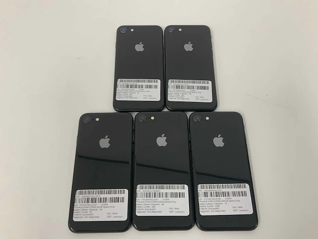 Apple - iphone 8 64/256gb space gray (5x) - afbeelding 3 van  3