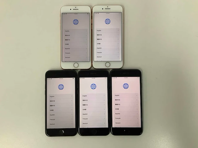 Apple - iphone 8 64/256gb space gray/gold (5x) - afbeelding 1 van  3
