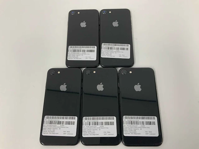Apple - iphone 8 64gb space gray (5x) - afbeelding 3 van  3
