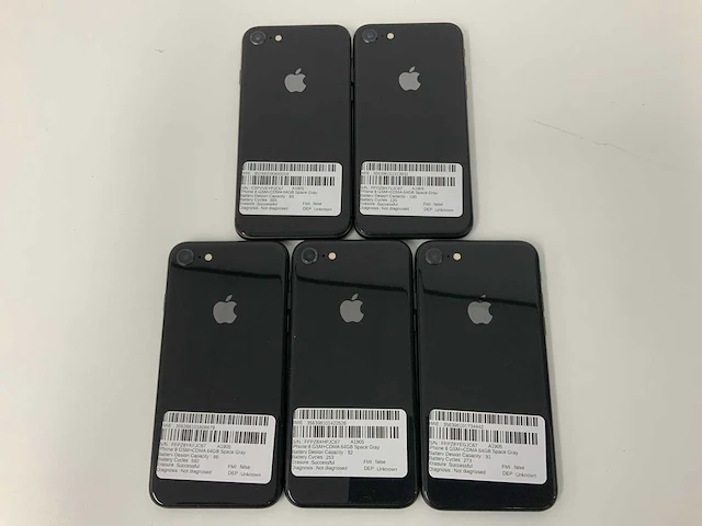 Apple - iphone 8 64gb space gray (5x) - afbeelding 3 van  3