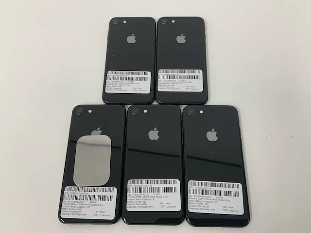 Apple - iphone 8 64gb space gray (5x) - afbeelding 3 van  3