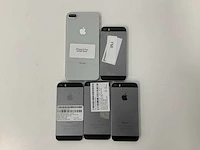 Apple - iphone 8 plus 64gb silver & iphone 5s 16/32gb space gray fmi (5x) - afbeelding 3 van  3