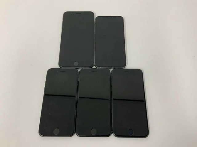 Apple - iphone 8/se(2020)/xs space gray/silver (5x) - afbeelding 2 van  3