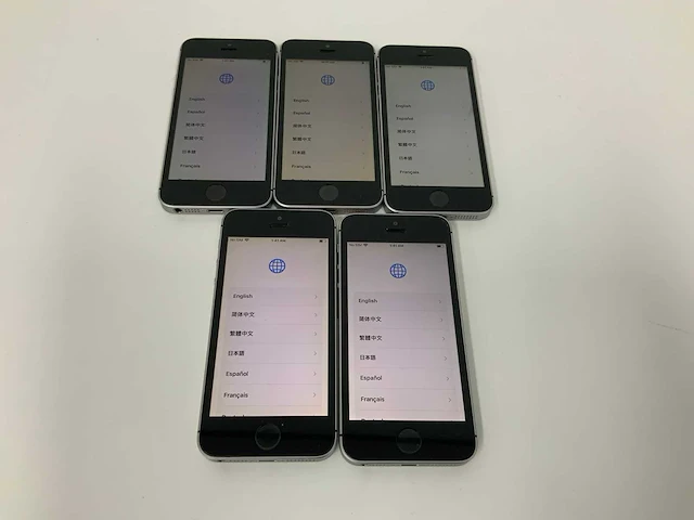 Apple - iphone se 16/32gb space gray (5x) - afbeelding 1 van  3