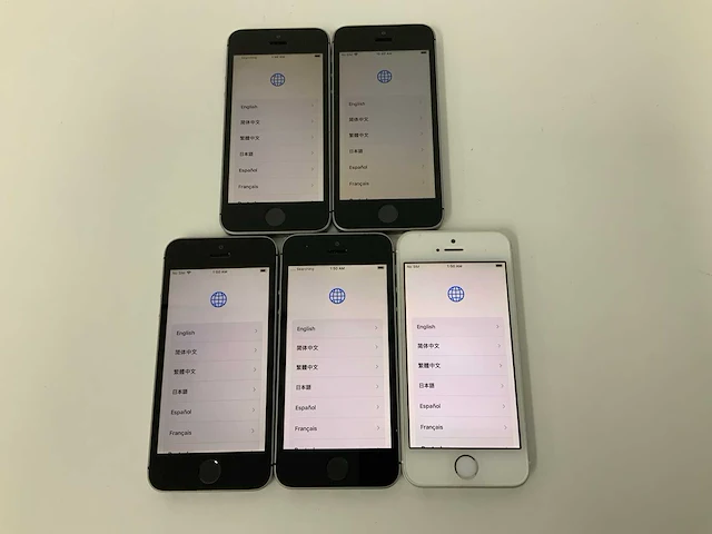 Apple - iphone se 16/32gb space gray/silver (5x) - afbeelding 1 van  3