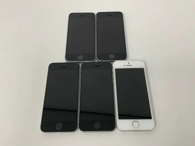 Apple - iphone se 16/32gb space gray/silver (5x) - afbeelding 2 van  3