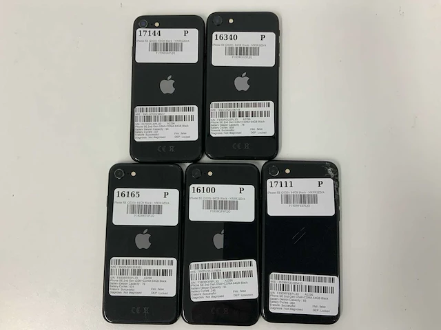 Apple - iphone se 2nd gen(2020) 64gb black (5x) - afbeelding 2 van  2