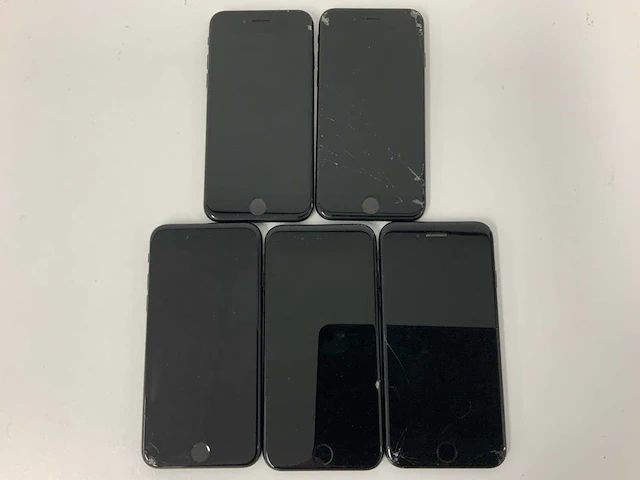 Apple - iphone se 2nd gen(2022) 64gb black (5x) - afbeelding 1 van  2