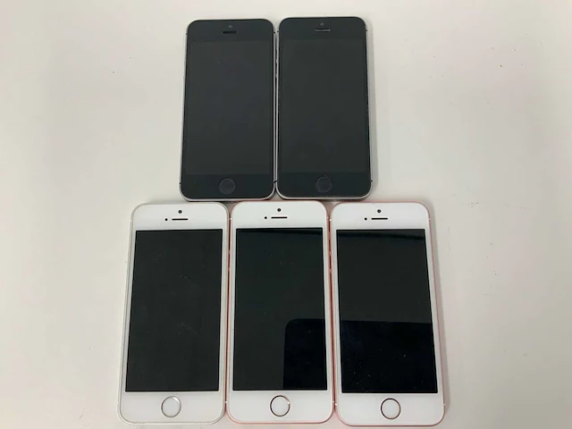 Apple - iphone se silver/space gray/rose gold (5x) - afbeelding 2 van  3