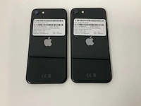 Apple - iphone se(2020) 2nd gen 64gb black (2x) - afbeelding 3 van  3