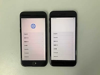 Apple - iphone se(2020) 2nd gen 64gb black (2x) - afbeelding 1 van  3