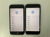 Apple - iphone se(2020) 2nd gen 64gb black (2x) - afbeelding 1 van  3