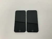 Apple - iphone se(2020) 2nd gen 64gb black (2x) - afbeelding 2 van  3