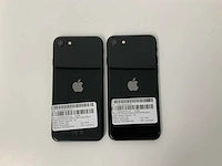 Apple - iphone se(2020) 2nd gen 64gb black (2x) - afbeelding 3 van  3