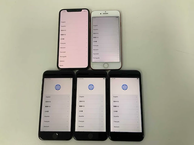 Apple - iphone se(2020) 2nd gen 64gb, iphone xs 64gb, iphone 8 64gb, iphone 7 128gb fmi (5x) - afbeelding 1 van  3