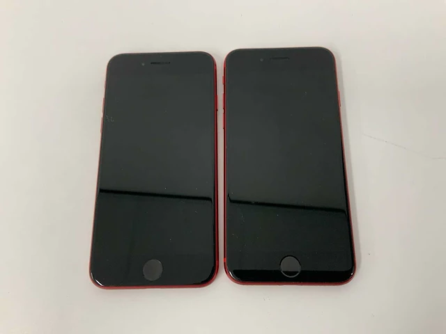 Apple - iphone se(2020) 2nd gen 64gb red (2x) - afbeelding 2 van  3
