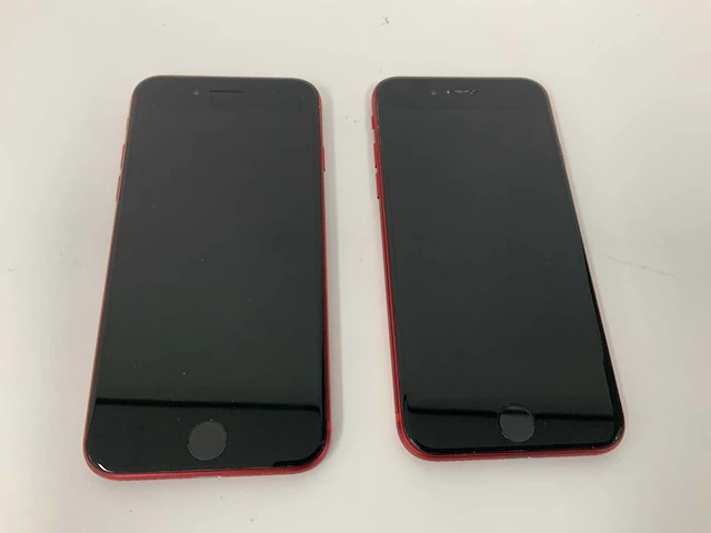 Apple - iphone se(2020) 2nd gen 64gb red (2x) - afbeelding 2 van  3