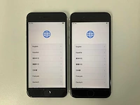 Apple - iphone se(2020) 2nd gen 64gb white (2x) - afbeelding 1 van  3