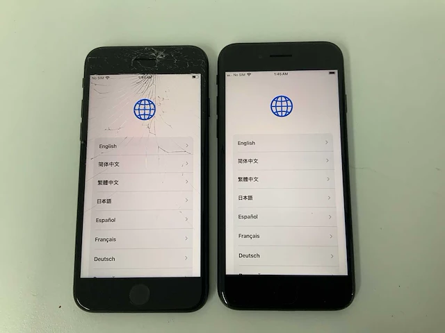 Apple - iphone se(2022) 3rd gen 64gb midnight (2x) - afbeelding 1 van  3