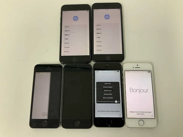 Apple - iphone se/5/8 16/32/64gb space gray/silver (6x) - afbeelding 1 van  3