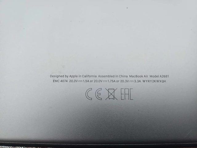 Apple - macbook air m2 - laptop - afbeelding 8 van  8