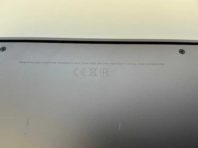 Apple - macbookair8,2 - laptop - afbeelding 6 van  6