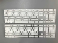 Apple - magic azerty(fr) keyboard with touch id and numeric keypad (2x) - afbeelding 1 van  1