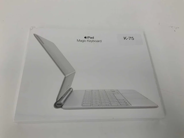 Apple - magic keyboard for ipad pro 11-inch, ipad air, qwerty us, white, mjqj3lb/a - afbeelding 1 van  2