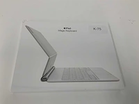Apple - magic keyboard for ipad pro 11-inch, ipad air, qwerty us, white, mjqj3lb/a - afbeelding 1 van  2
