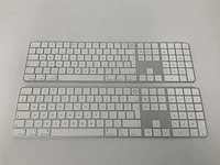 Apple - magic qwerty keyboard with touch id and numeric keypad (2x) - afbeelding 1 van  2