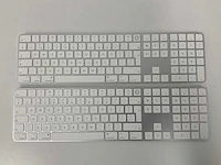 Apple - magic qwerty keyboard with touch id and numeric keypad (2x) - afbeelding 1 van  2
