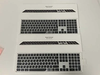 Apple - magic qwerty(grieks) keyboard with numeric keypad and touch id (2x) - afbeelding 1 van  3