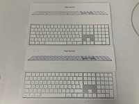 Apple - magic qwertz(de) keyboard with numeric keypad (2x) - afbeelding 1 van  1
