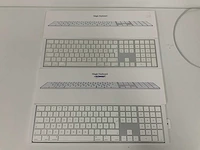Apple - magic qwertz(de) keyboard with numeric keypad (2x) - afbeelding 1 van  1