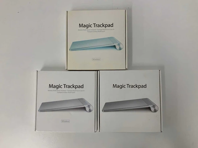 Apple - magic trackpad white (3x) - afbeelding 1 van  2
