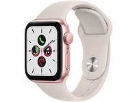 Apple - se - smartwatch gps gold aluminium - afbeelding 1 van  6