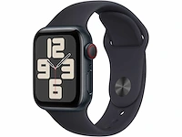 Apple - se - smartwatch gps + midnight aluminium - afbeelding 1 van  6
