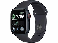 Apple - se - smartwatch gps + midnight aluminium - afbeelding 1 van  7