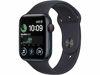 Apple - se - smartwatch gps + midnight aluminium - afbeelding 1 van  6