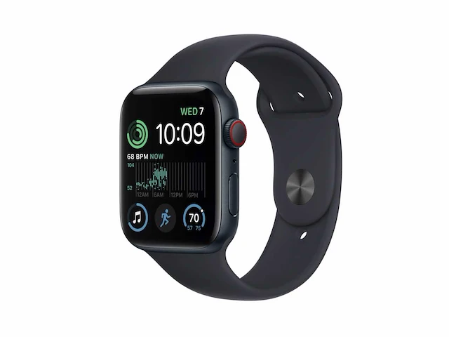 Apple - se - smartwatch gps midnight aluminium - afbeelding 1 van  7