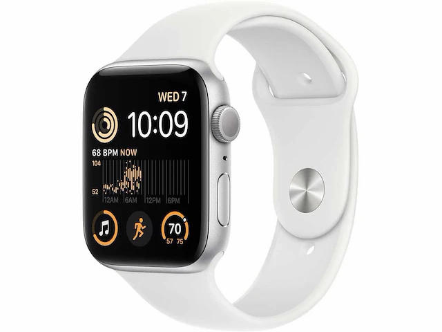 Apple - se - smartwatch gps silver aluminium - afbeelding 1 van  7