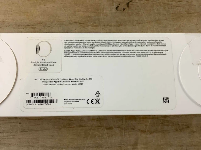 Apple - se - smartwatch gps starlight aluminium - afbeelding 7 van  7