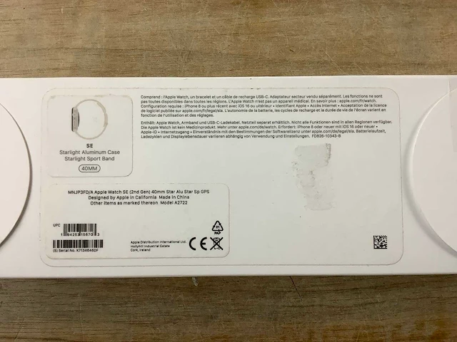 Apple - se - smartwatch gps starlight aluminium - afbeelding 7 van  7