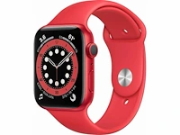 Apple - series 6 - smartwatch gps red aluminium - afbeelding 1 van  7