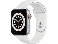 Apple - series 6 - smartwatch gps+ silver aluminium - afbeelding 1 van  7