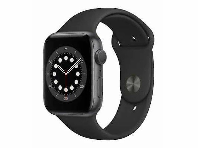 Apple - series 6 - smartwatch gps space gray aluminium - afbeelding 1 van  6