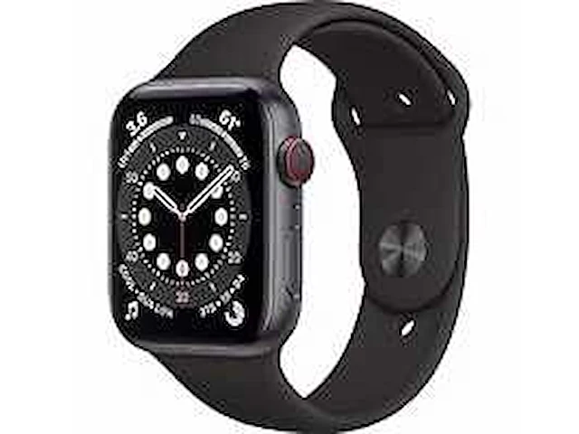 Apple - series 6 - smartwatch gps+ space gray aluminium - afbeelding 1 van  7