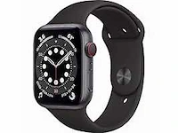 Apple - series 6 - smartwatch gps+ space gray aluminium - afbeelding 1 van  7
