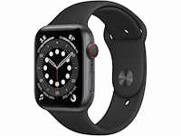 Apple - series 6 - smartwatch gps+ space gray aluminium - afbeelding 1 van  7