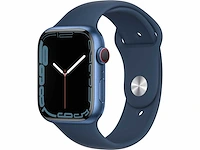 Apple - series 7 - smartwatch gps+ blue aluminium - afbeelding 1 van  7